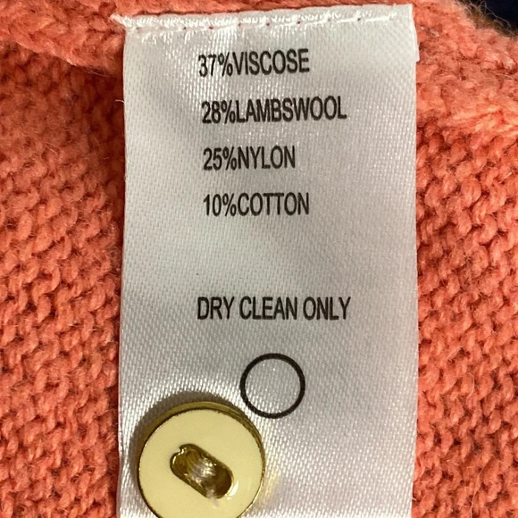 Isabella Sinclair Bohemian Lambswool Blend Knit Romantic Midi Sweater Dress Sz L - Picture 10 of 10